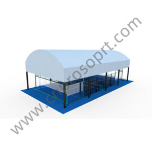 Padel court with roof
