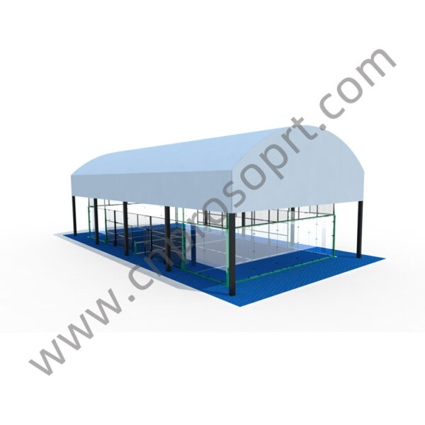 Padel court with roof - 图片 5