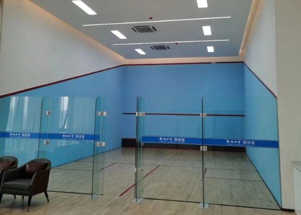 Plastered Squash court