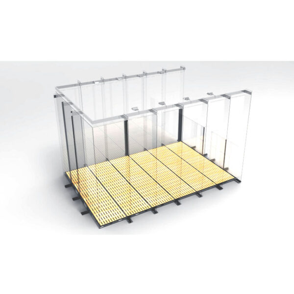 Panoramic squash court